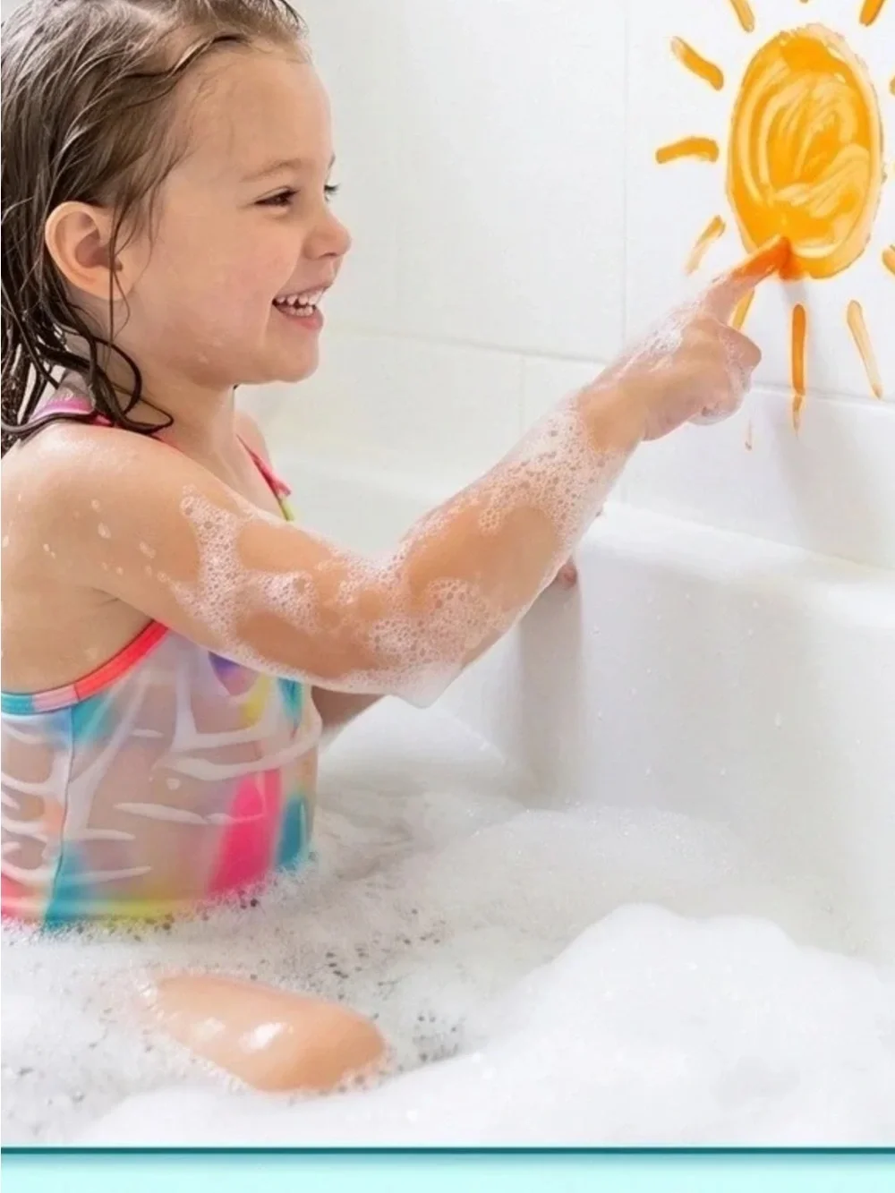 Crayola bathtub fingerpaint